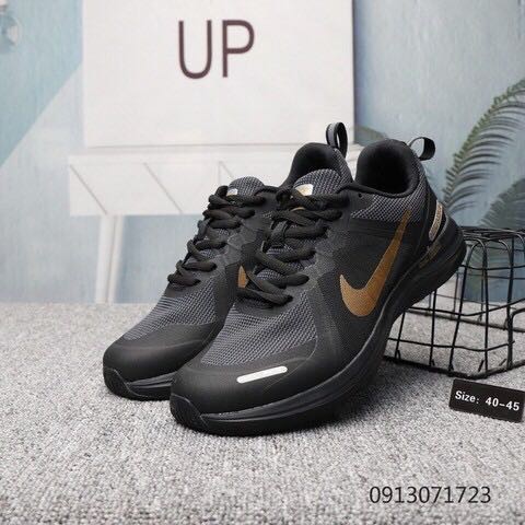 nike dual fusion x2 black running shoes