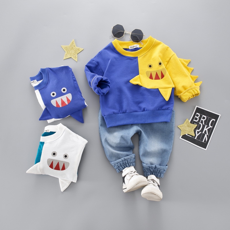 Children S Wear Spring Style 2019 New Coloured Boy S Sanitary