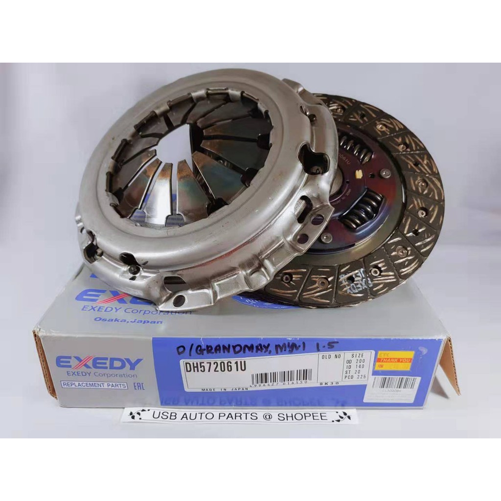 Perodua Myvi Lagi Best 1 5 Alza 1 5 Avanza 1 5 Exedy Original Manual Clutch Kit Set Japan Made Daikin Shopee Malaysia