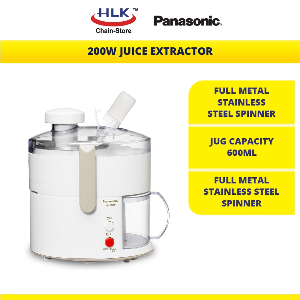 PANASONIC 200W Juice Extractor MJ70M Shopee Malaysia