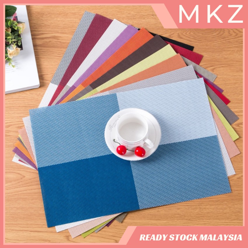 READY STOCK Placemat Dining Table Lapik Alas Pelapik Meja READY STOCK Placemat Dining Table Lapik Alas Pelapik Meja