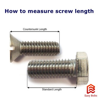 SS Hex Bolt - M16 x 25mm ~ 100mm (Coarse Thread Pitch 2.0mm) (Stainless ...