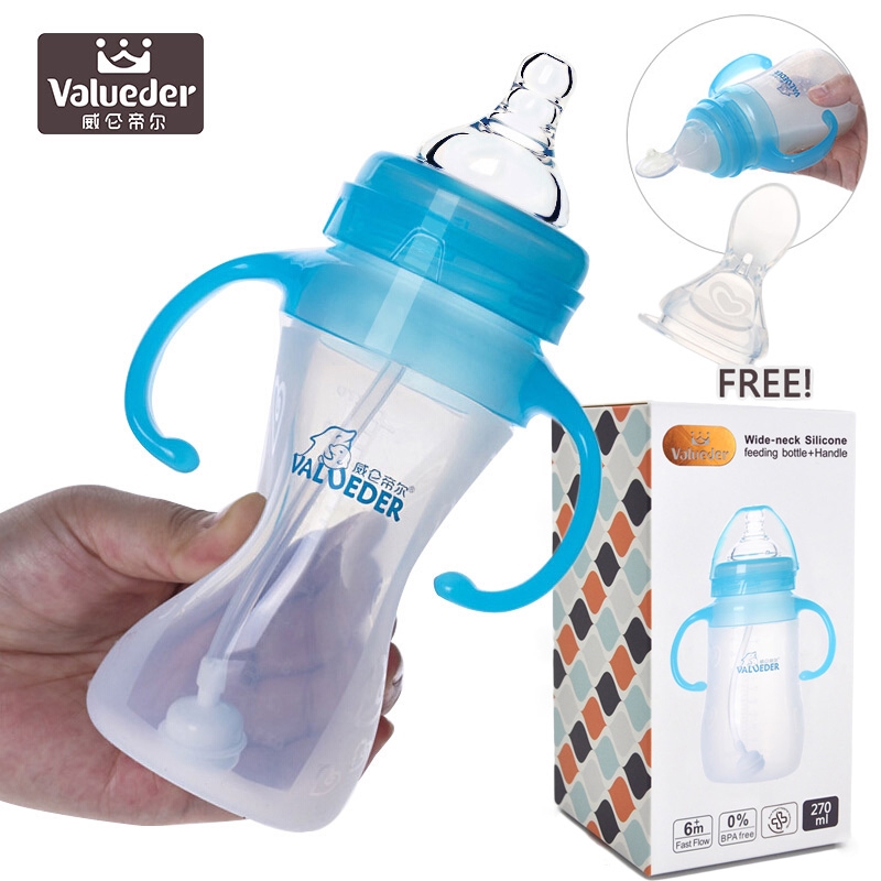 silicone feeding bottle