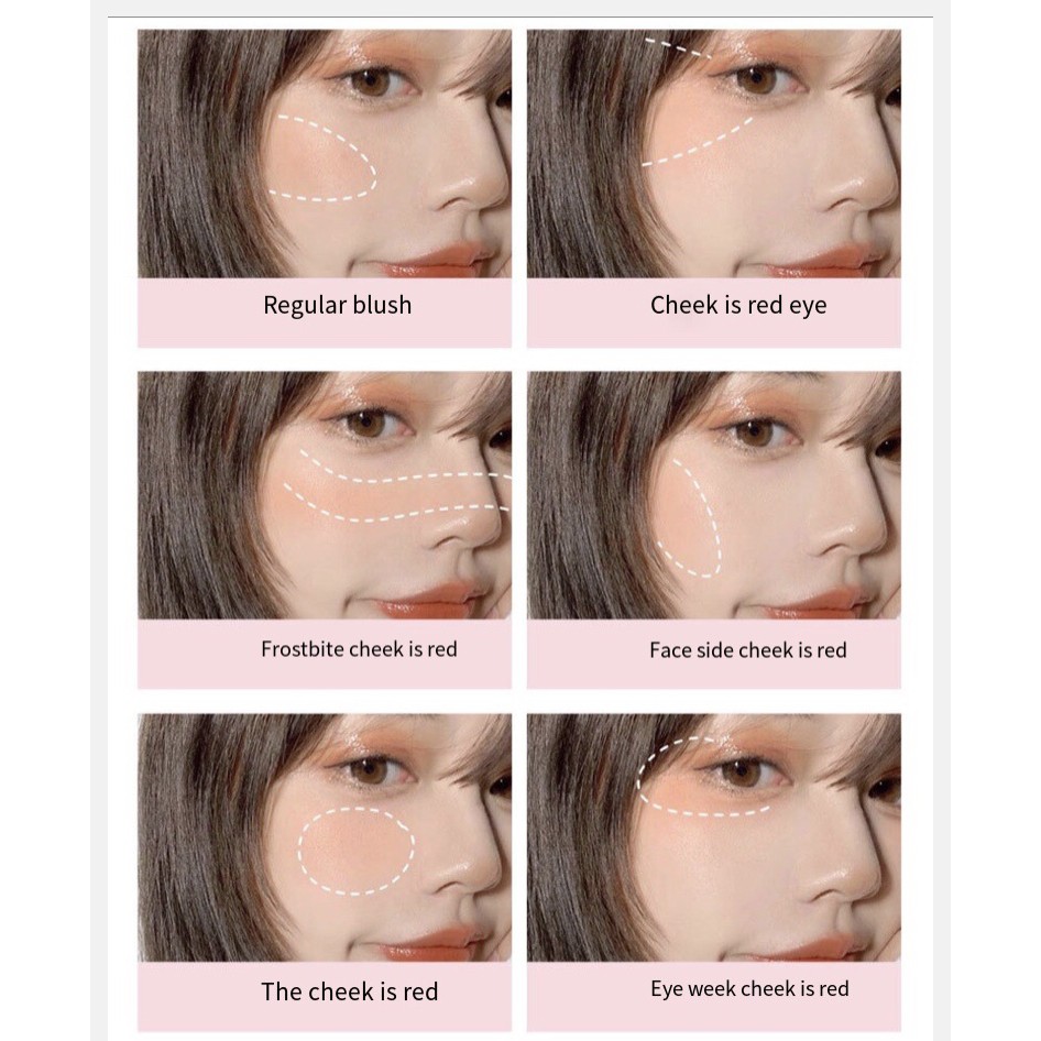 LAMEILA Blush Long-lasting Matte Natural Soft And Smooth Blush Powder Christmas Day