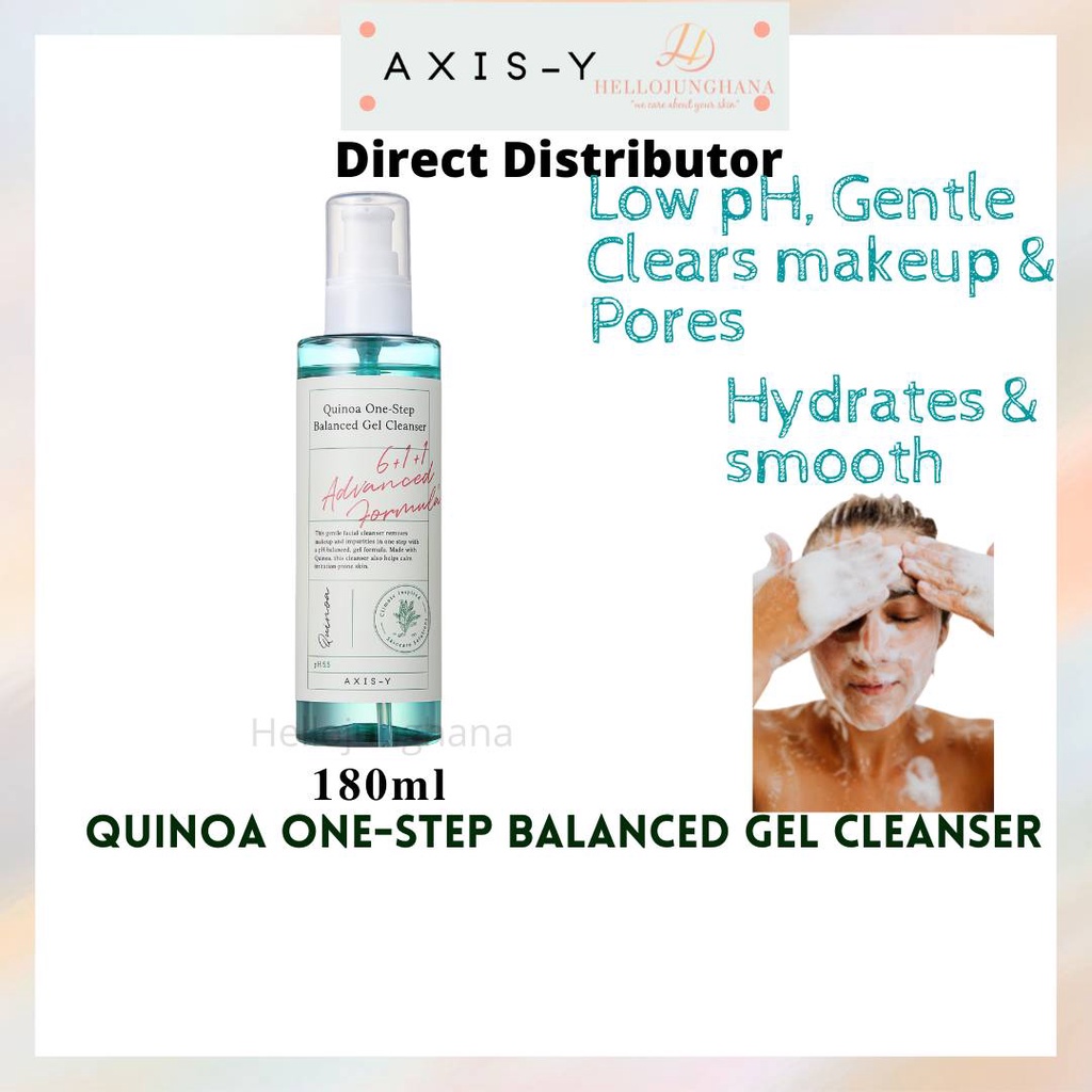 AXIS Y Quinoa OneStep Balanced Gel Cleanser 180ml Shopee Malaysia