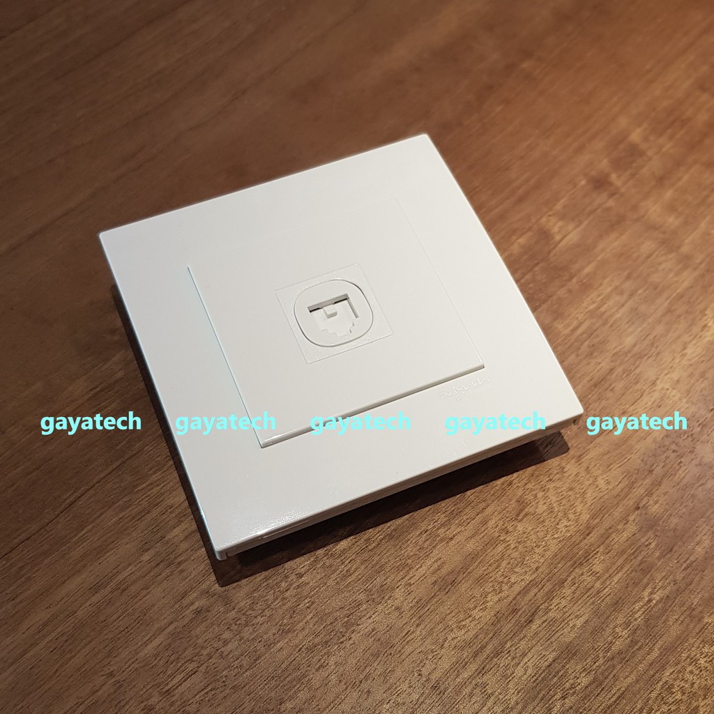 Schneider Electric Vivace 1 Gang Telephone Socket Outlet with Shutter