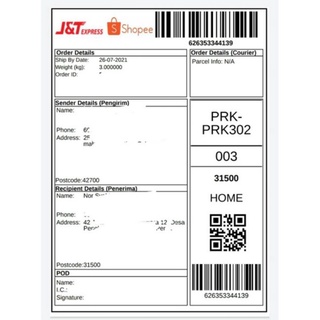 Buy Consignment Note For Sale Order 5kg Seetracker Malaysia