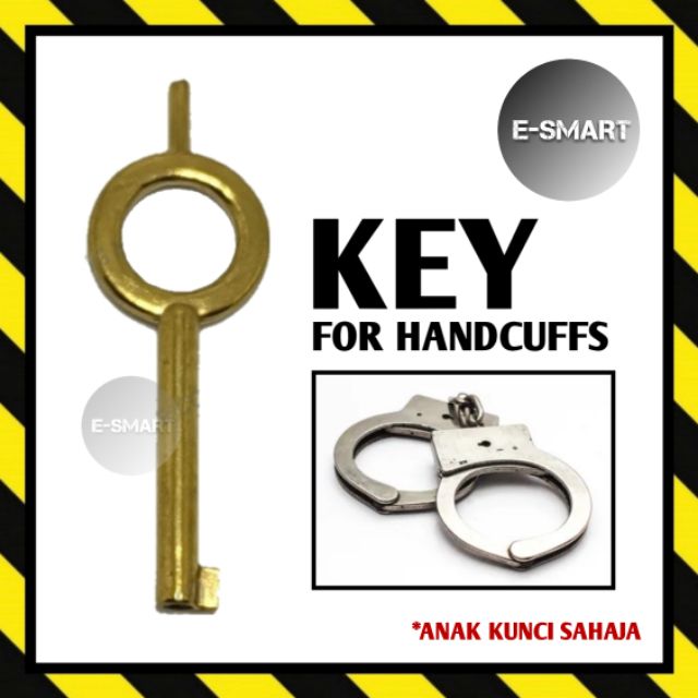 HANDCUFF KEY FOR HANDCUFFS HAND CUFF KUNCI GARI (KEY ONLY)