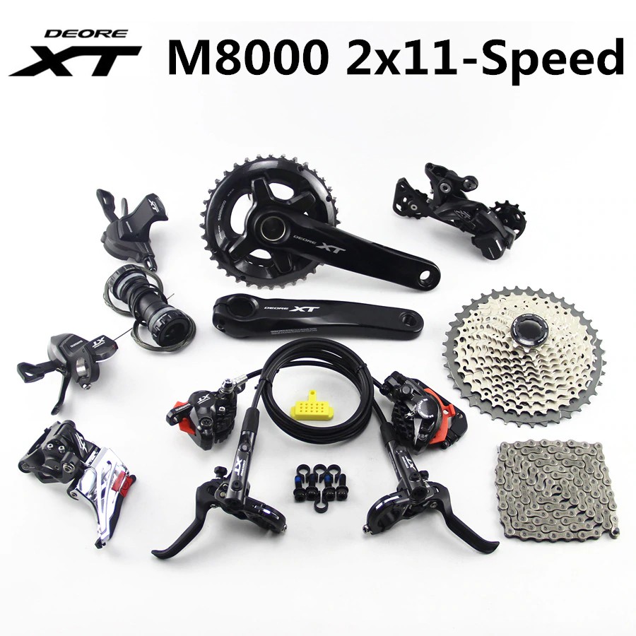 shimano 2x11 xt groupset