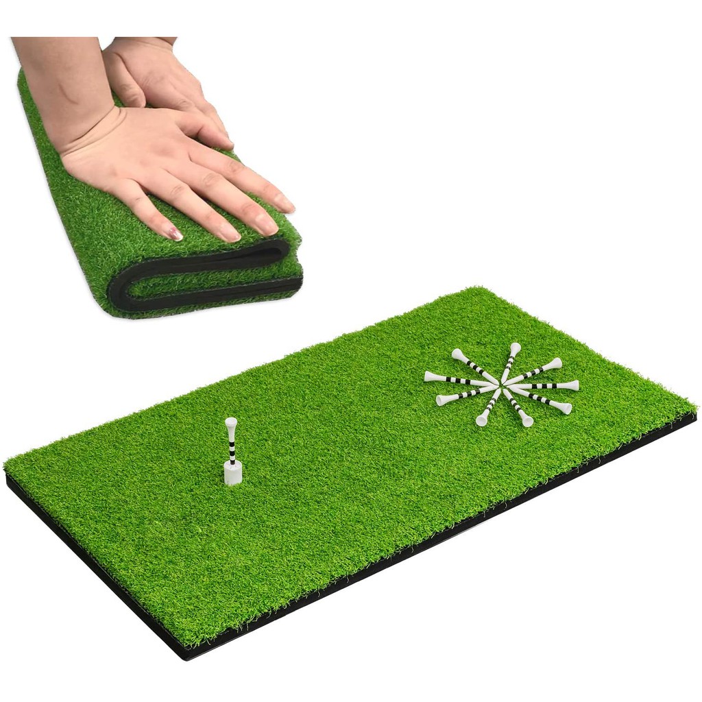 SAPLIZE Golf Mat,EPDM Base without Shape Memory & Nonslip Practice