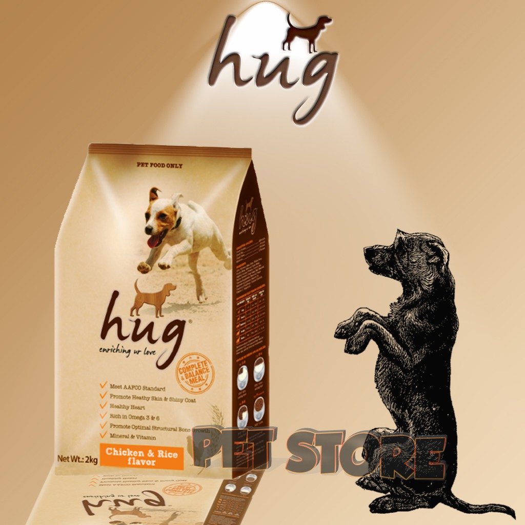 Hug Dog Food Chicken & Rice ( 2kg ) Shopee Malaysia