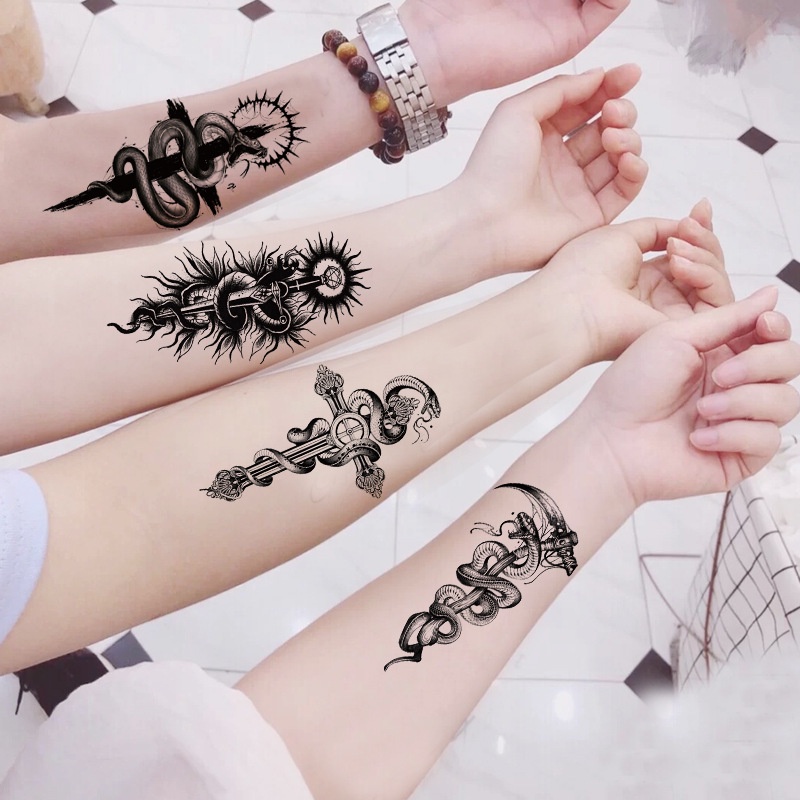 Betterfine88】Mini Waterproof Temporary Flower Tattoos Women Beauty Rose  Butterfly Flash Feather 3D Fake Tattoo Arm Waist Hand Sticker | Shopee  Malaysia