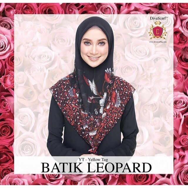 Bawal Diva Scarf Batik Leopard