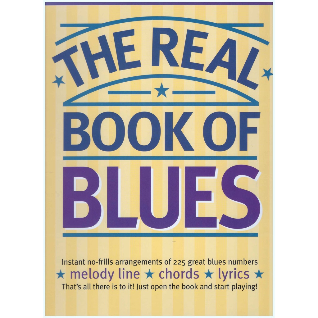 The Real Book Of Blues / Guitar Book / Gitar Book / Voice Book / Music Book