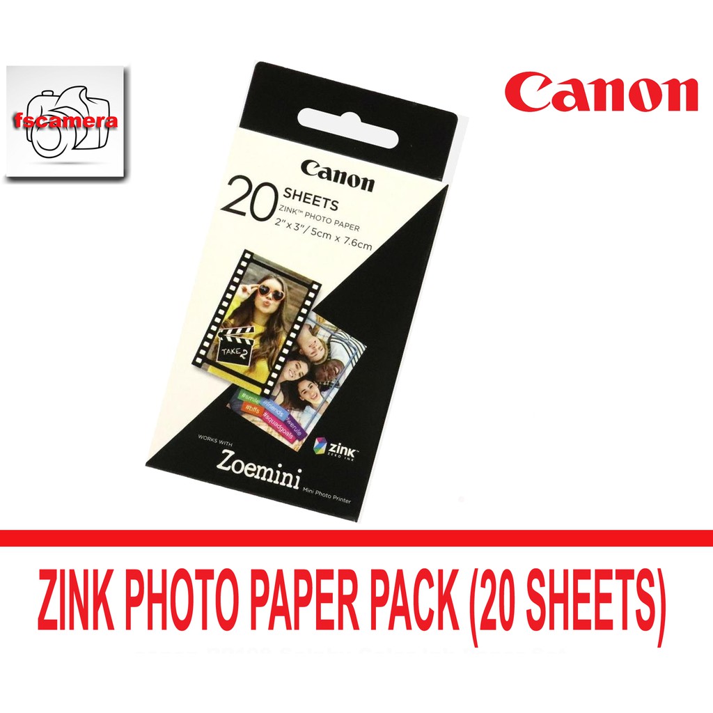 人気の雑貨がズラリ！ Canon キヤノン キヤノン用ZINK フォトペーパー 丸形シール 20枚入り ZP-2030-2C-20 