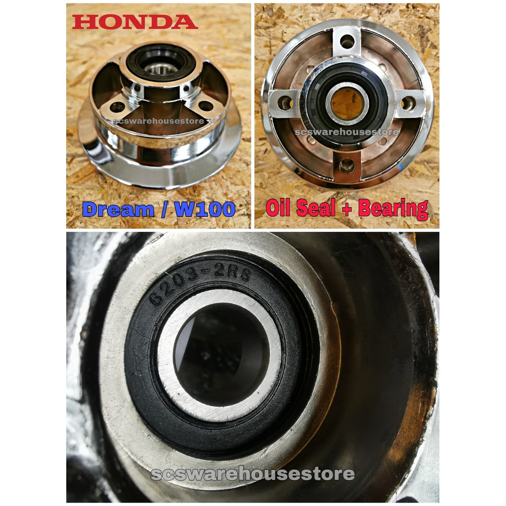 Hub Sprocket Chrome Honda EX5 Dream / W100 Tapak Gegancu Y15 W125