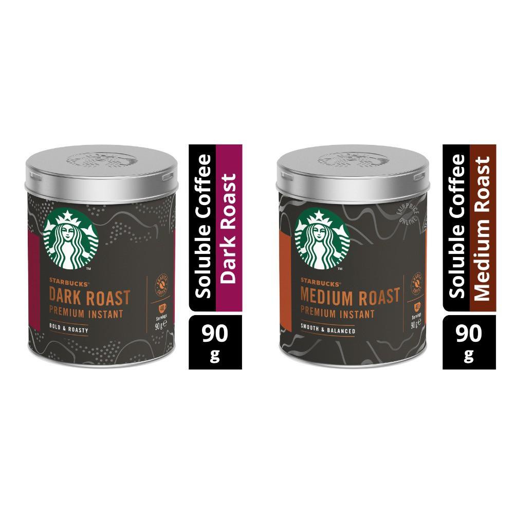 Starbucks Soluble Coffee Powder 90gm ( Medium Roast / Dark Roast
