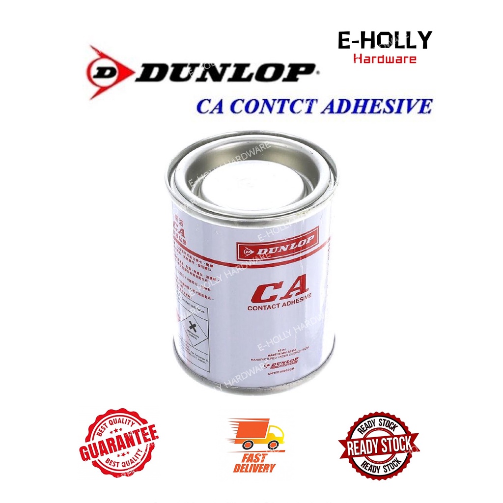 EHOLLY 65ML DUNLOP ADHESIVE GP/CA GENERAL PURPOSE CONTACT ADHESIVE GLUE