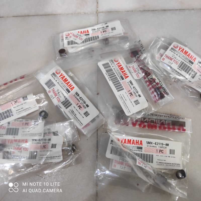 100 ORIGINAL VALVE SEAL YAMAHA Y15ZR LC135 EGO EGOS SRL110 SRL115FI