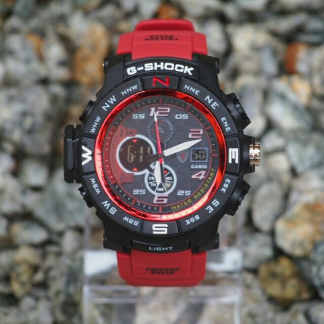 g shock with ferrari logo