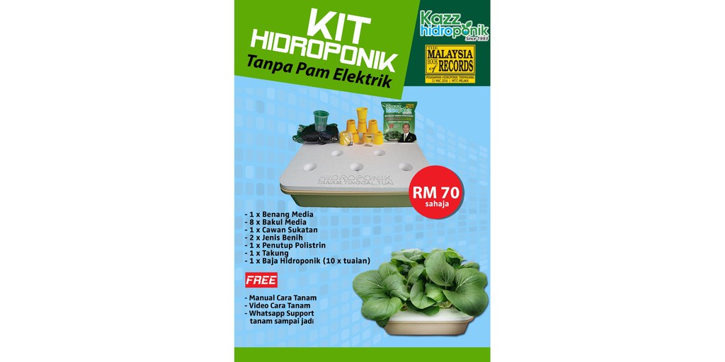 menjual peralatan hidroponik malaysia