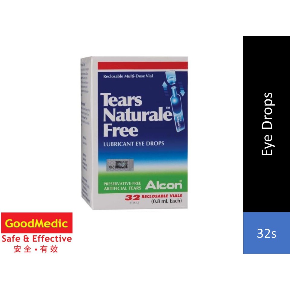 Tears Naturale Free lubricant eye drops (32s) | Shopee Malaysia