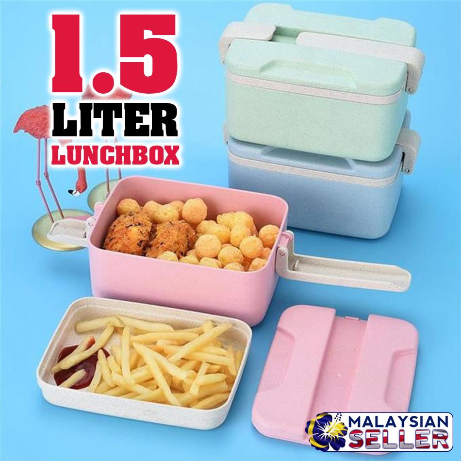 1.5L Clip /& Lock Lunch Box Pack of 10