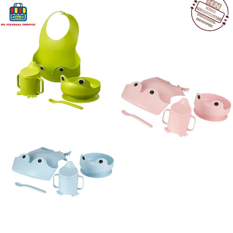 Ikea MATA 4pcs Baby  Eating Set Set Makan  Baby  Bekas  