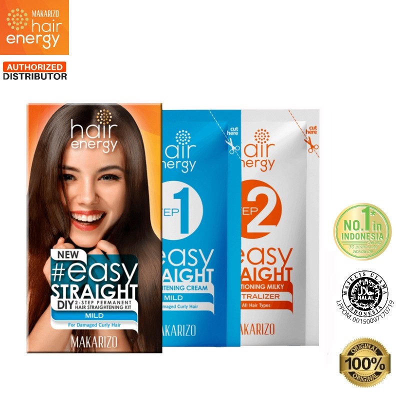 Mild Makarizo Easy Straight Diy 2 Step Shopee Malaysia