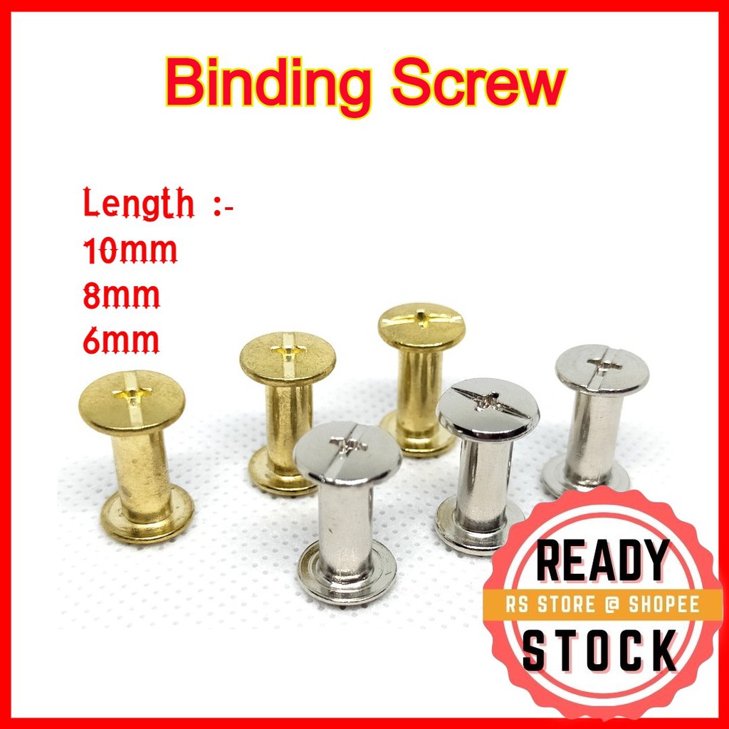 Binding Screw [READY STOCK] , M5 x 6mm or 8mm or 10mm, Similar Chicago