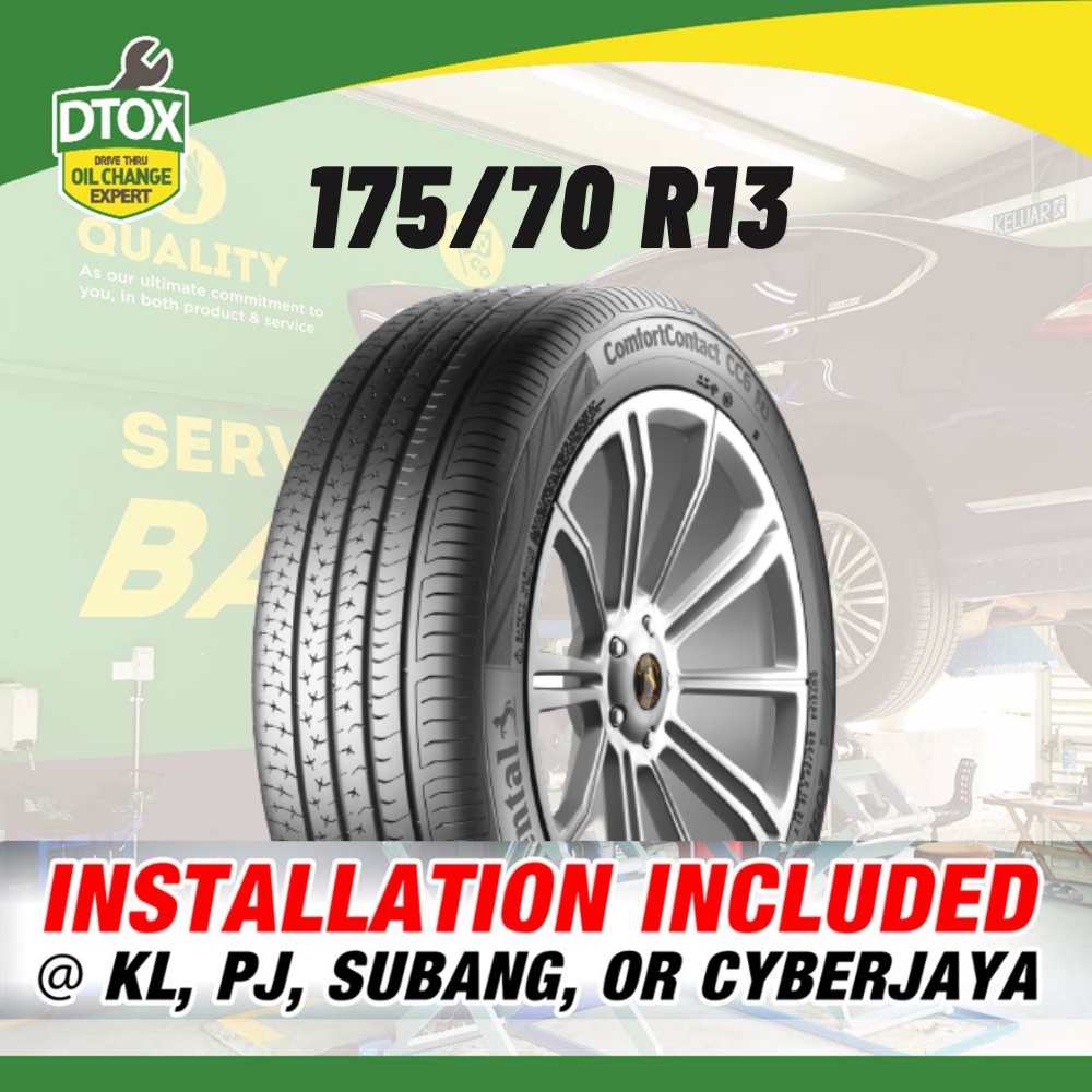 New Tyre 175/70R13 with installation Proton Saga michelin hankook ...