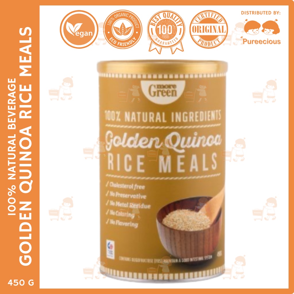NUTRI BEVERAGE [GOLDEN QUINOA RICE MEALS MOREGREEN][500G][JOINTWELL] x