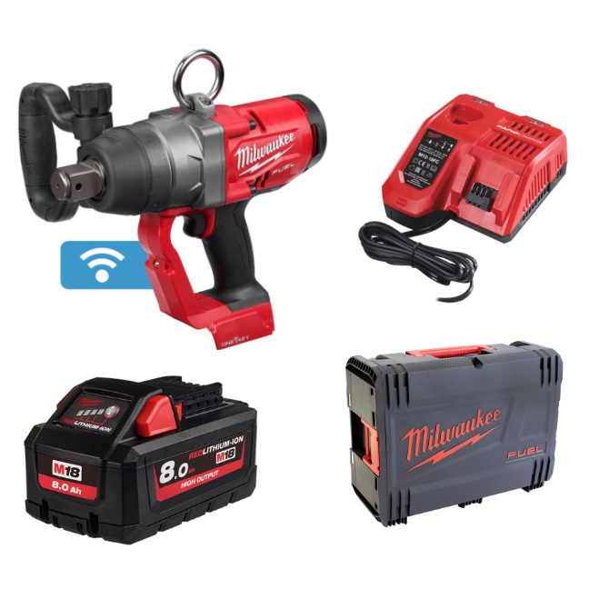 Battery cordless impact wrench Milwaukee M18 ONEFHIWF1 1" Inch HIGH