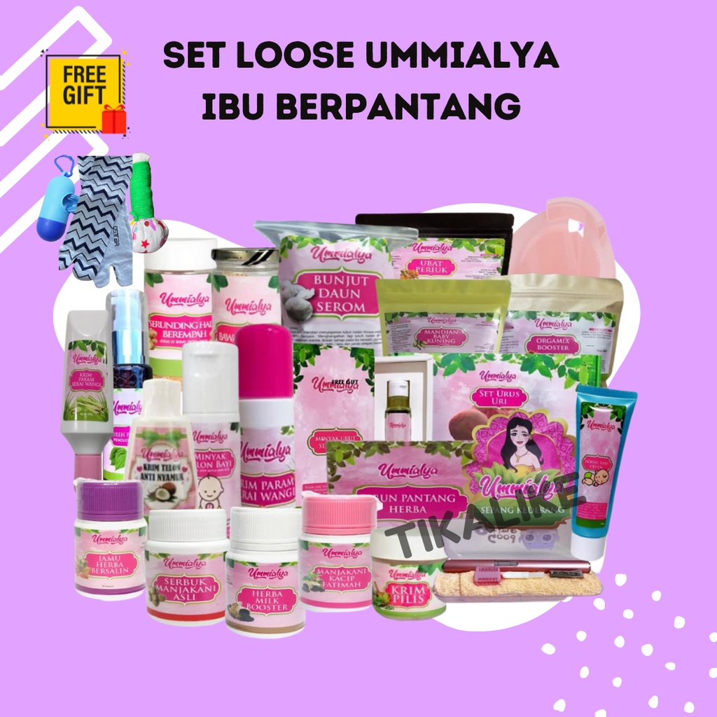 Ummialya Set Berpantang Umialya Ibu Bersalin Pantang Krim Param Sabun