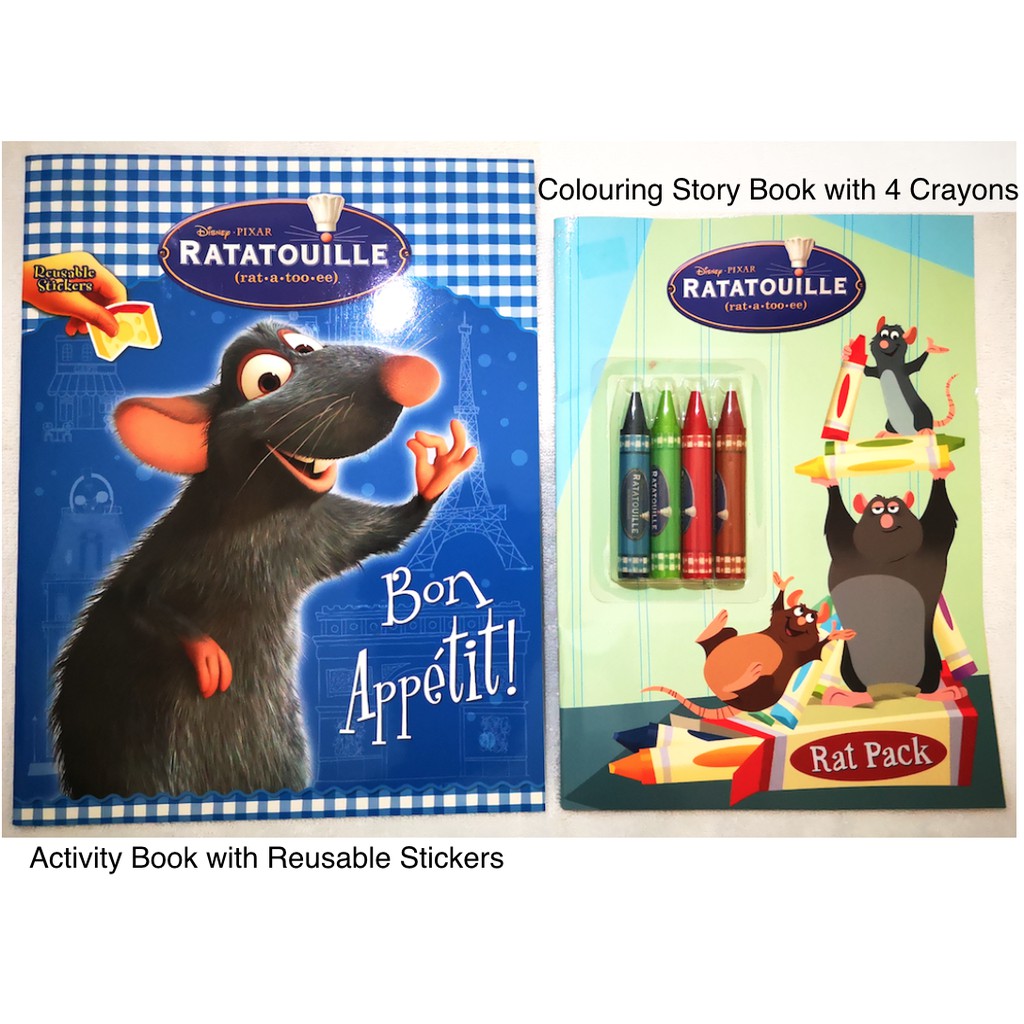 Download *SALE* Disney Pixar Ratatouille Activity Book Reusable ...