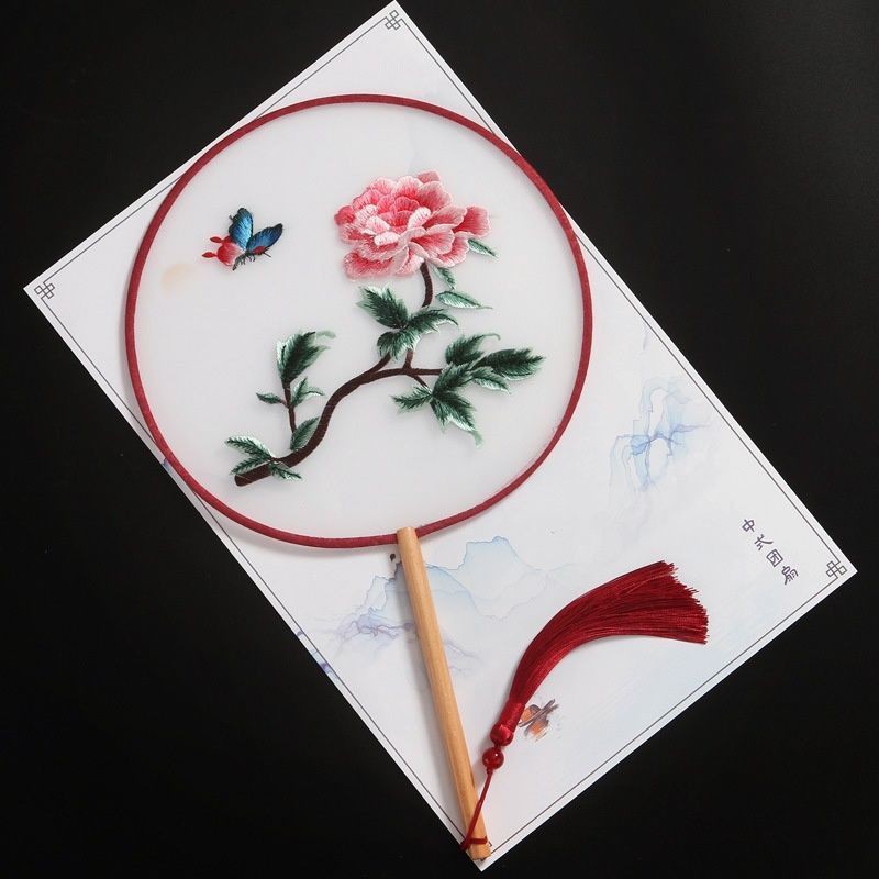 Kumpulan Sulam Dua Sisi Kipas Kipas Istana Kipas Kipas Kuno Kumpulan Tarian Peminat Hanfu Foto Alat Peraga Kipas Sulaman Shopee Malaysia