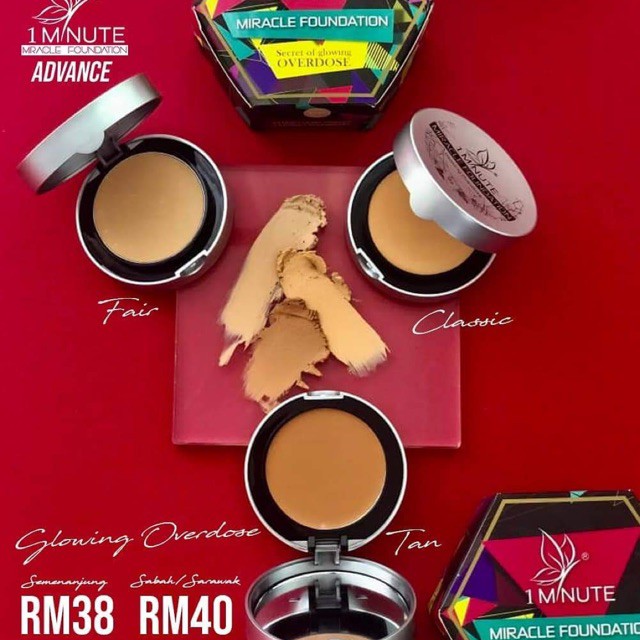 (1MM) 1 MINUTE MIRACLE FOUNDATION ADVANCE ORIGINAL Shopee Malaysia