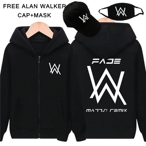 alan walker hoodie shopee