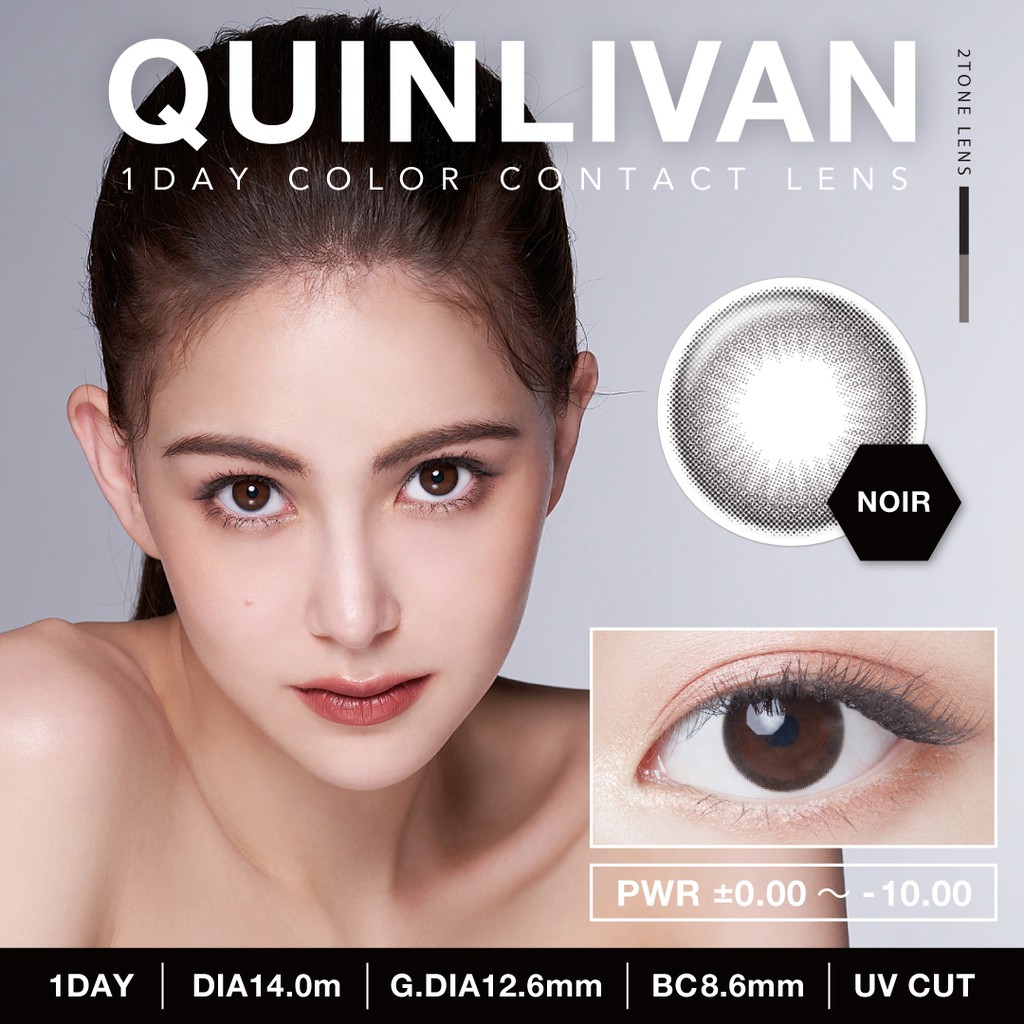Quinlivan 1-Day Disposable Cosmetics Contact Lens 10 Pcs 