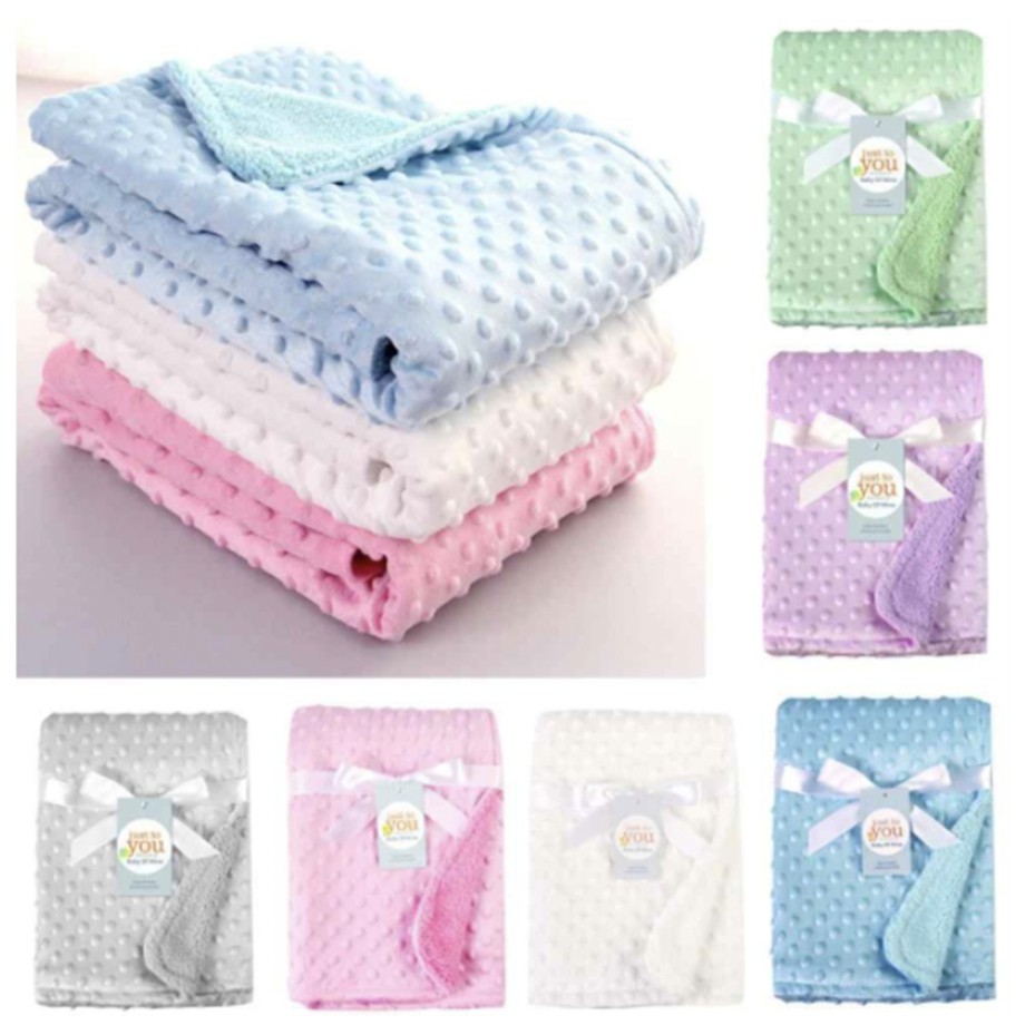 Buy Soft Baby Fleece Blanket Newborn Gift Warm Swaddle Blanket