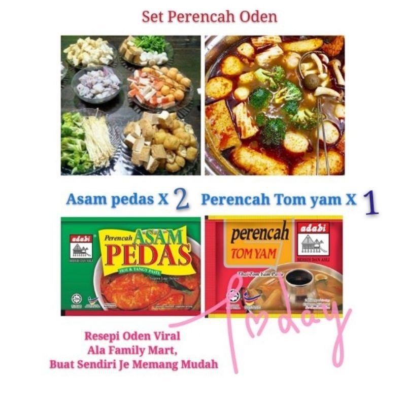 Set perencah Oden (Oden Viral Ala Family Mart, Buat Sendiri Je Memang Mudah)