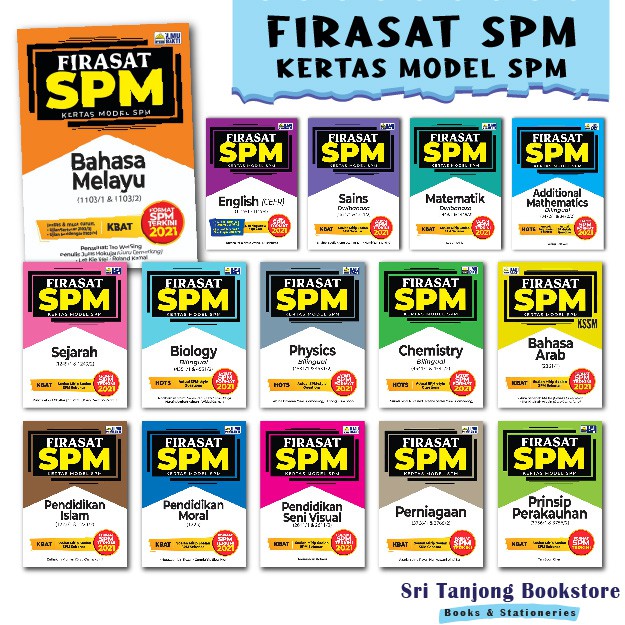 Buy SRI TANJONG  ILMU BAKTI 2021 Buku Latihan  Firasat SPM Kertas