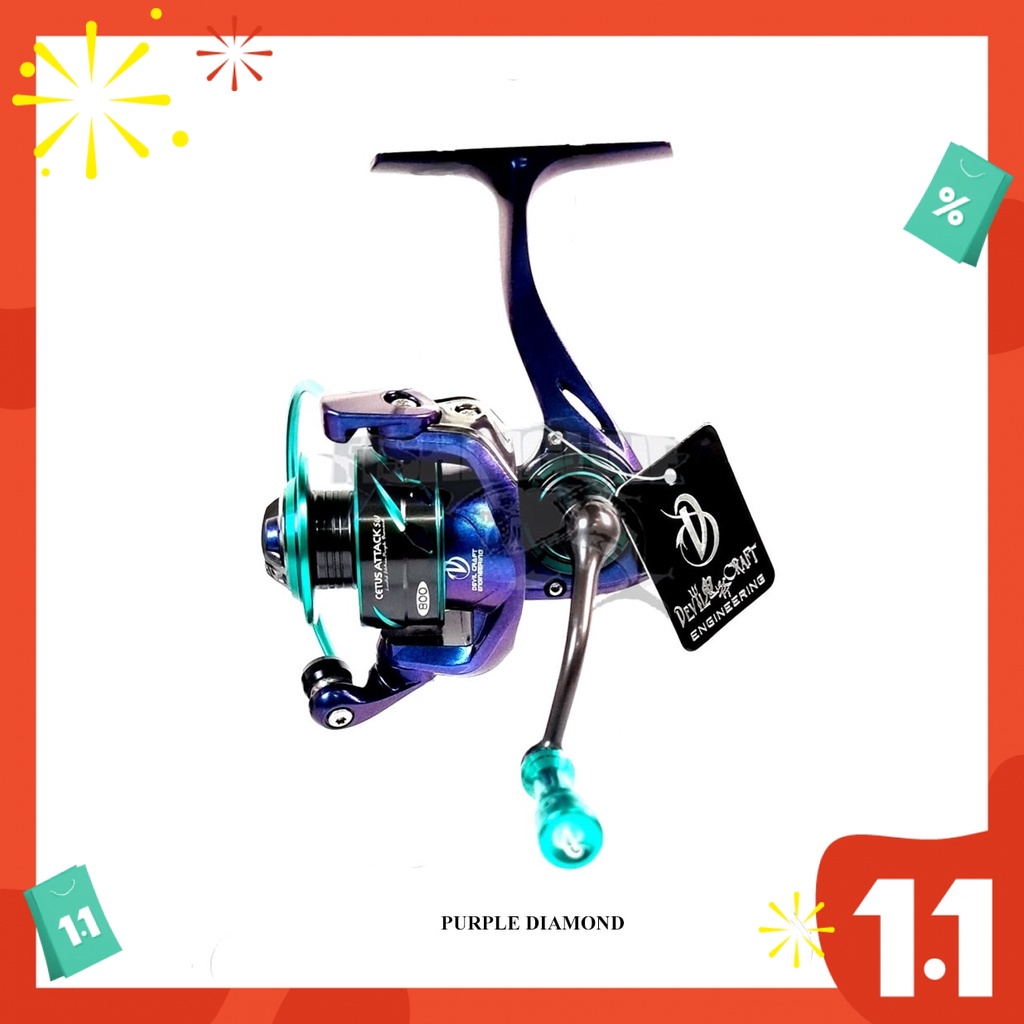 SaleDEVIL CRAFT fishing reel CETUS ATTACK Saltwater spinning reel with 1 year local warranty & Free gift