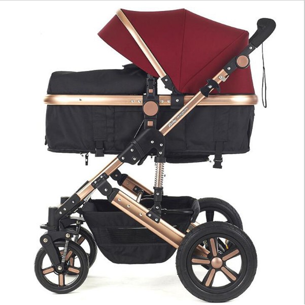 high landscape baby stroller 3 in 1