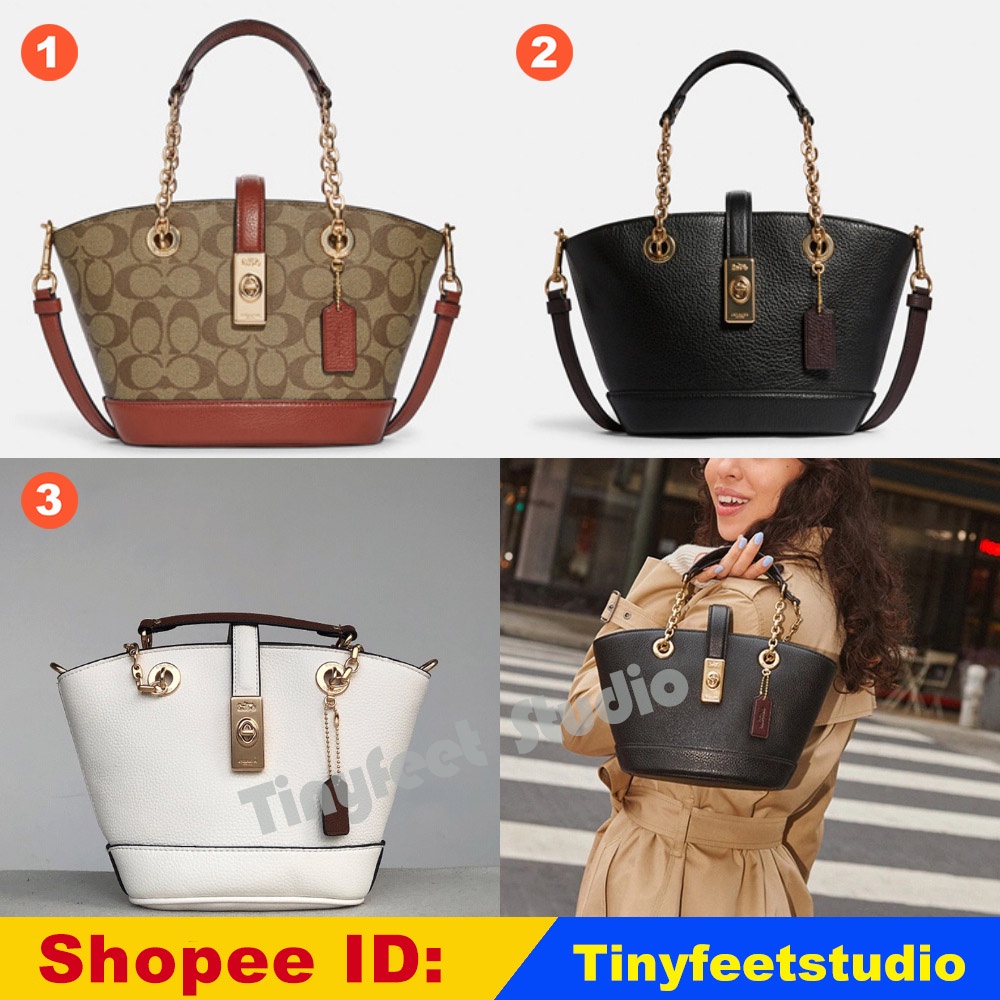coach lane bucket bag