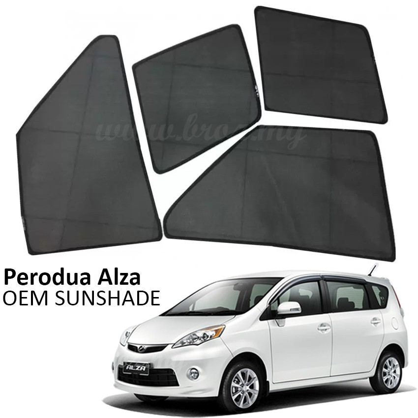 Custom Fit OEM Sunshade / Sun shades for Perodua Alza (6PCS) Shopee