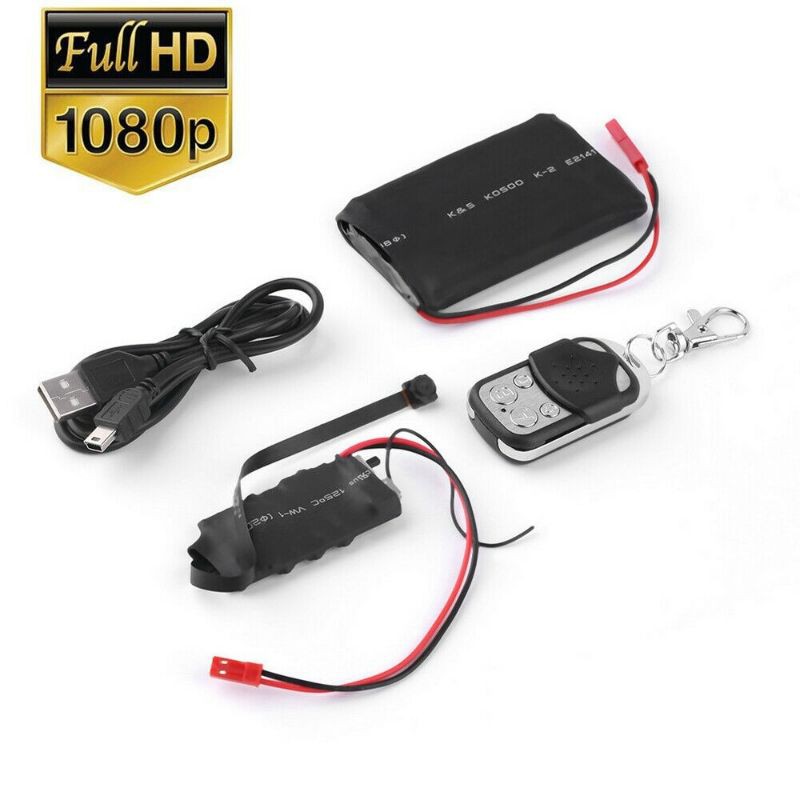 1080P HD Screw Ultra spy hidden video Audio micro nanny camera DVR recorder REC 