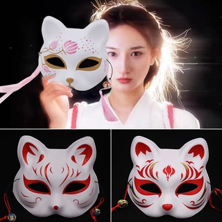 △▣Plastic prajna mask horror evil ghost onmyoji Japanese samurai 