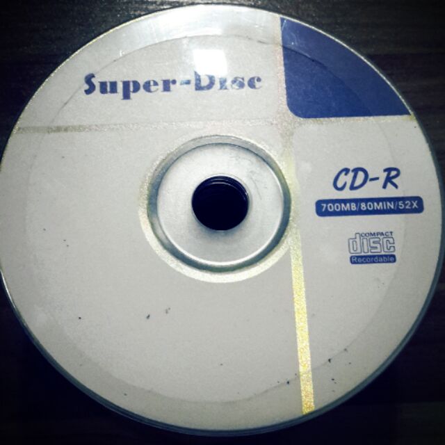 Super Disc Cd R 700mb 80min 52x Shopee Malaysia