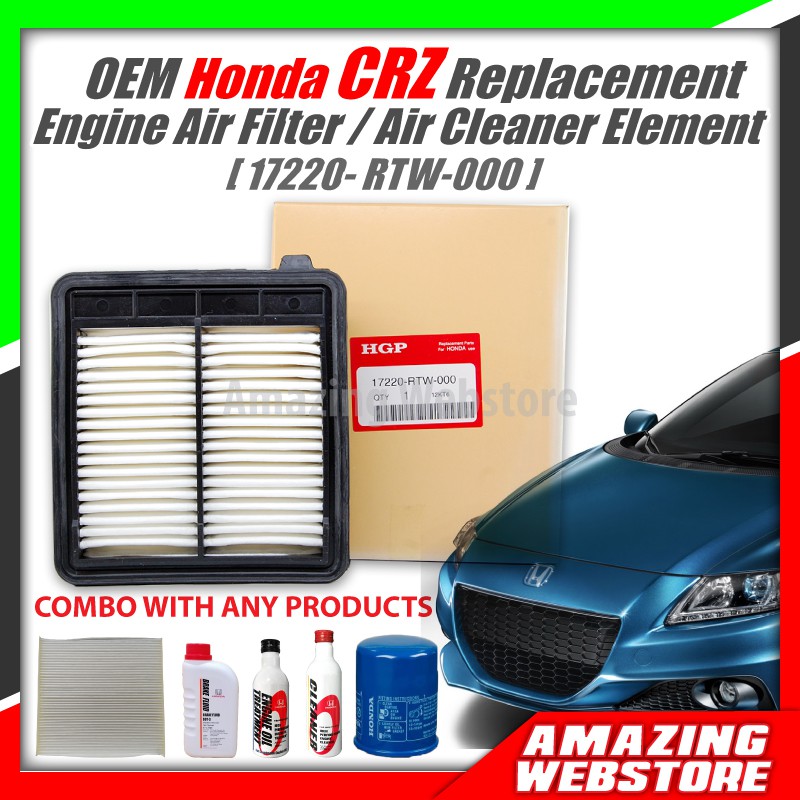 Air Filter fits HONDA CR-Z 1.5 2010 on LEA1 Fram 17220RTW000 Quality Replacement 